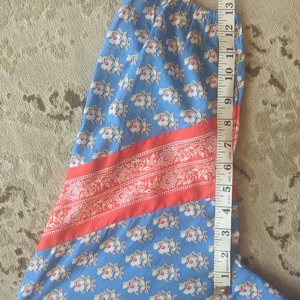 J. Crew Blue and Pink Floral Maxi Dress - Picture 5 of 7